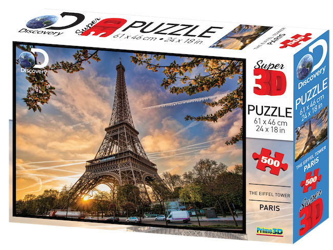Super 3D Puzzle Paris 500pc | L.A. Mood Comics and Games