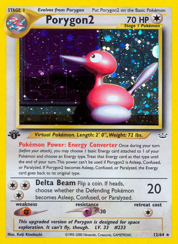 Porygon2 (12/64) [Neo Revelation 1st Edition] | L.A. Mood Comics and Games