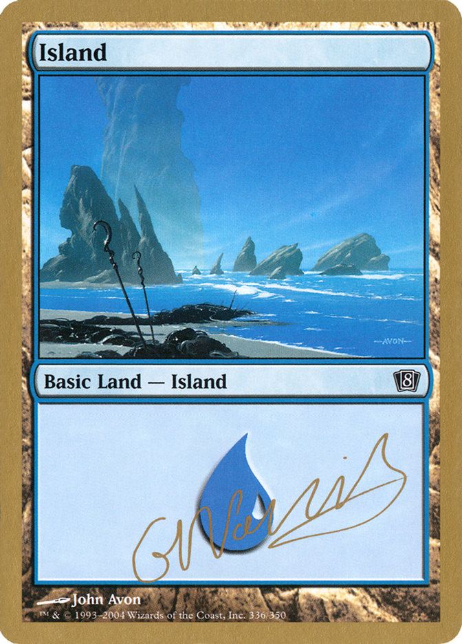 Island (gn336) (Gabriel Nassif) [World Championship Decks 2004] | L.A. Mood Comics and Games