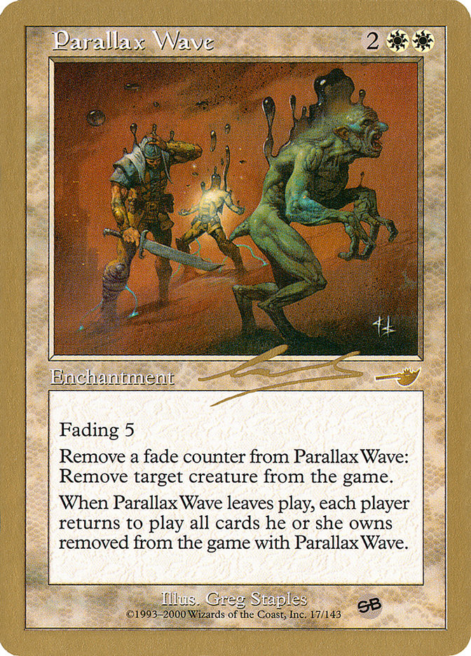 Parallax Wave (Nicolas Labarre) (SB) [World Championship Decks 2000] | L.A. Mood Comics and Games