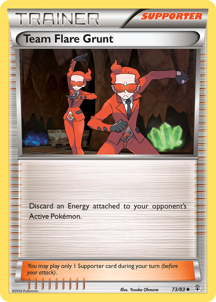 Team Flare Grunt (73/83) [XY: Generations] | L.A. Mood Comics and Games