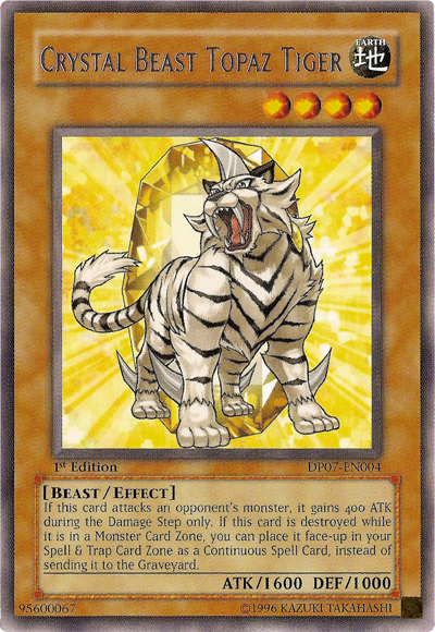 Crystal Beast Topaz Tiger [DP07-EN004] Rare | L.A. Mood Comics and Games