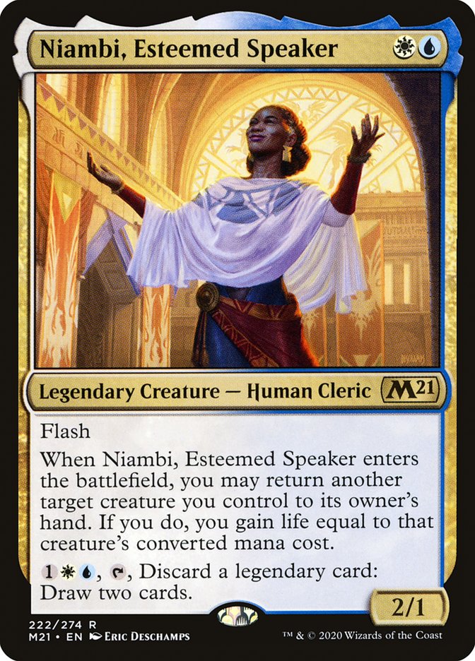 Niambi, Esteemed Speaker [Core Set 2021] | L.A. Mood Comics and Games