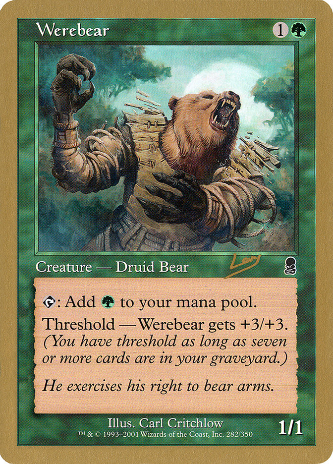 Werebear (Raphael Levy) [World Championship Decks 2002] | L.A. Mood Comics and Games