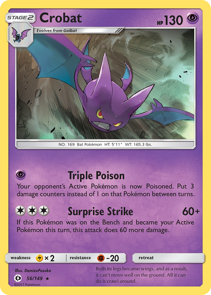 Crobat (56/149) [Sun & Moon: Base Set] | L.A. Mood Comics and Games