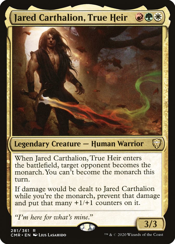 Jared Carthalion, True Heir [Commander Legends] | L.A. Mood Comics and Games