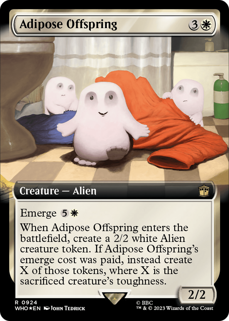 Adipose Offspring (Extended Art) (Surge Foil) [Doctor Who] | L.A. Mood Comics and Games
