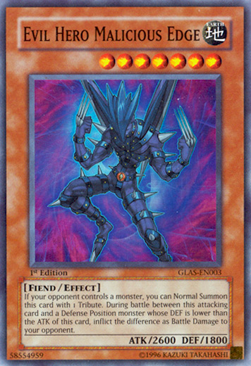 Evil Hero Malicious Edge [GLAS-EN003] Super Rare | L.A. Mood Comics and Games