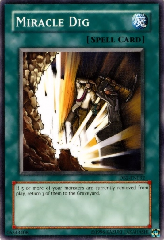 Miracle Dig [DB2-EN032] Common | L.A. Mood Comics and Games