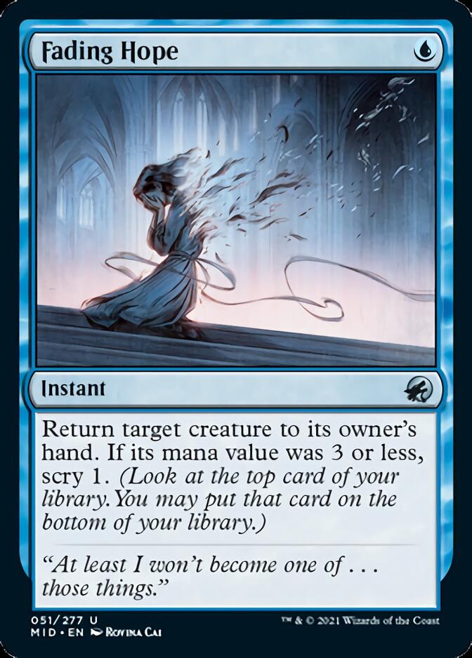Fading Hope [Innistrad: Midnight Hunt] | L.A. Mood Comics and Games