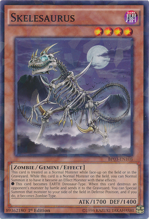 Skelesaurus [BP03-EN108] Shatterfoil Rare | L.A. Mood Comics and Games