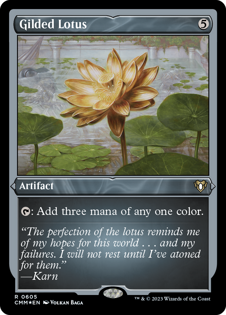 Gilded Lotus (Foil Etched) [Commander Masters] | L.A. Mood Comics and Games