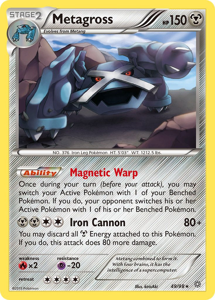 Metagross (49/98) (Theme Deck Exclusive) [XY: Ancient Origins] | L.A. Mood Comics and Games