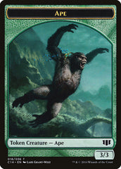 Ape // Zombie (011/036) Double-Sided Token [Commander 2014 Tokens] | L.A. Mood Comics and Games