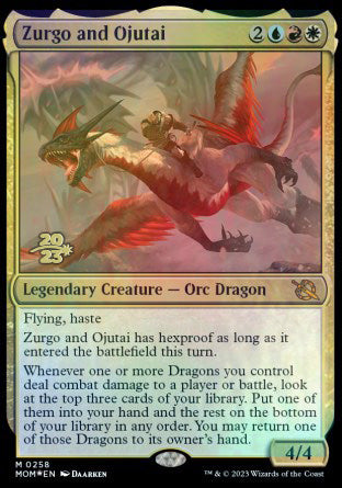 Zurgo and Ojutai [March of the Machine Prerelease Promos] | L.A. Mood Comics and Games