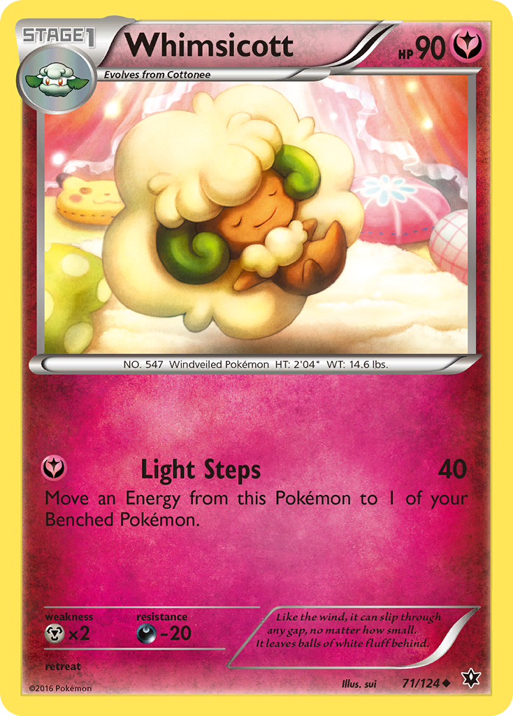 Whimsicott (71/124) [XY: Fates Collide] | L.A. Mood Comics and Games