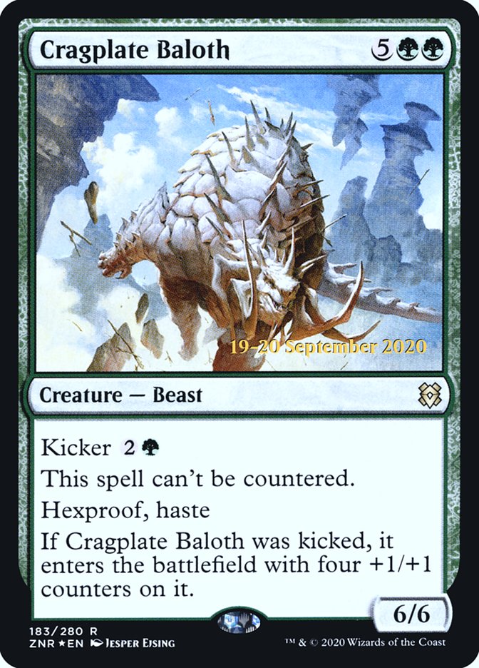 Cragplate Baloth [Zendikar Rising Prerelease Promos] | L.A. Mood Comics and Games