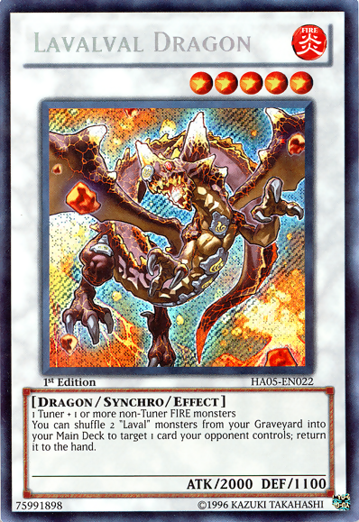 Lavalval Dragon [HA05-EN022] Secret Rare | L.A. Mood Comics and Games