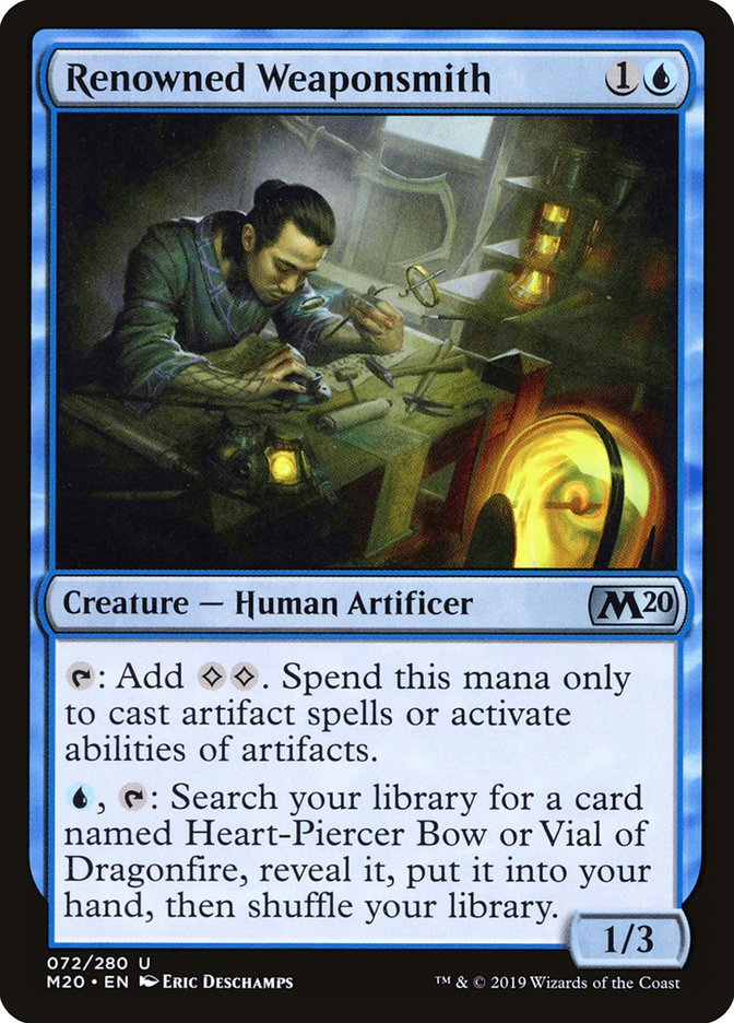 Renowned Weaponsmith [Core Set 2020] | L.A. Mood Comics and Games