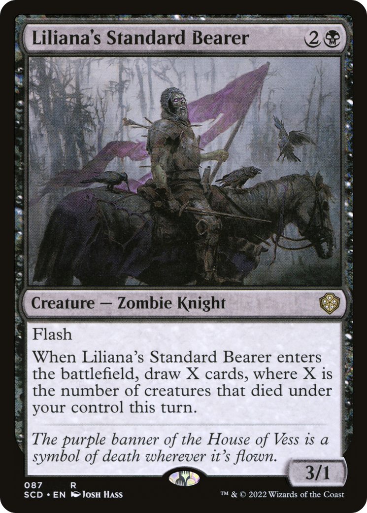 Liliana's Standard Bearer [Starter Commander Decks] | L.A. Mood Comics and Games