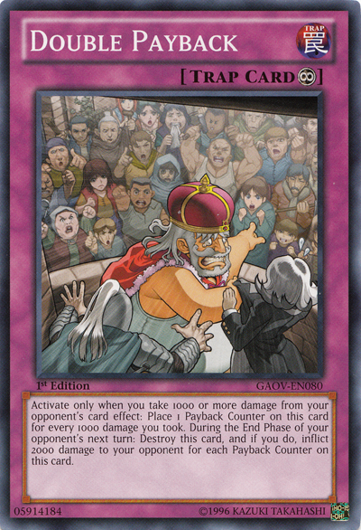 Double Payback [GAOV-EN080] Common | L.A. Mood Comics and Games