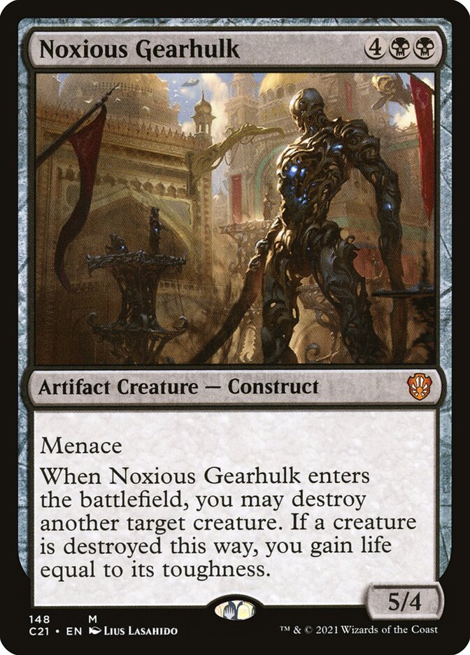 Noxious Gearhulk [Commander 2021] | L.A. Mood Comics and Games