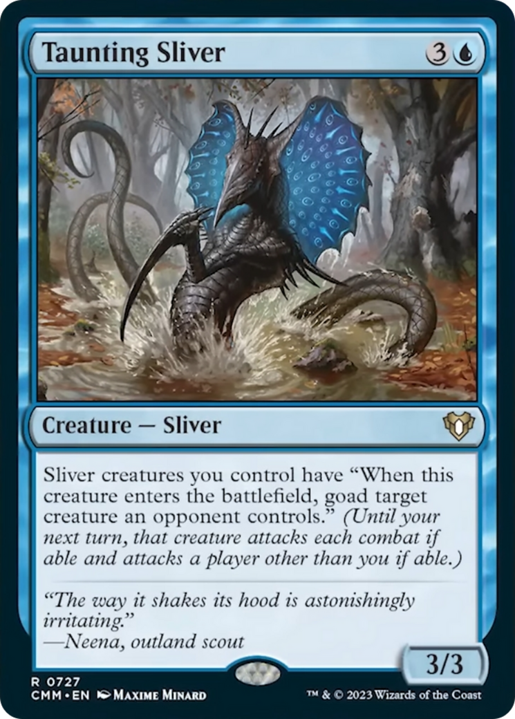 Taunting Sliver [Commander Masters] | L.A. Mood Comics and Games