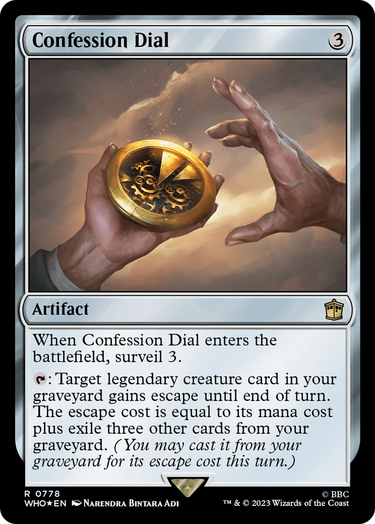 Confession Dial (Surge Foil) [Doctor Who] | L.A. Mood Comics and Games