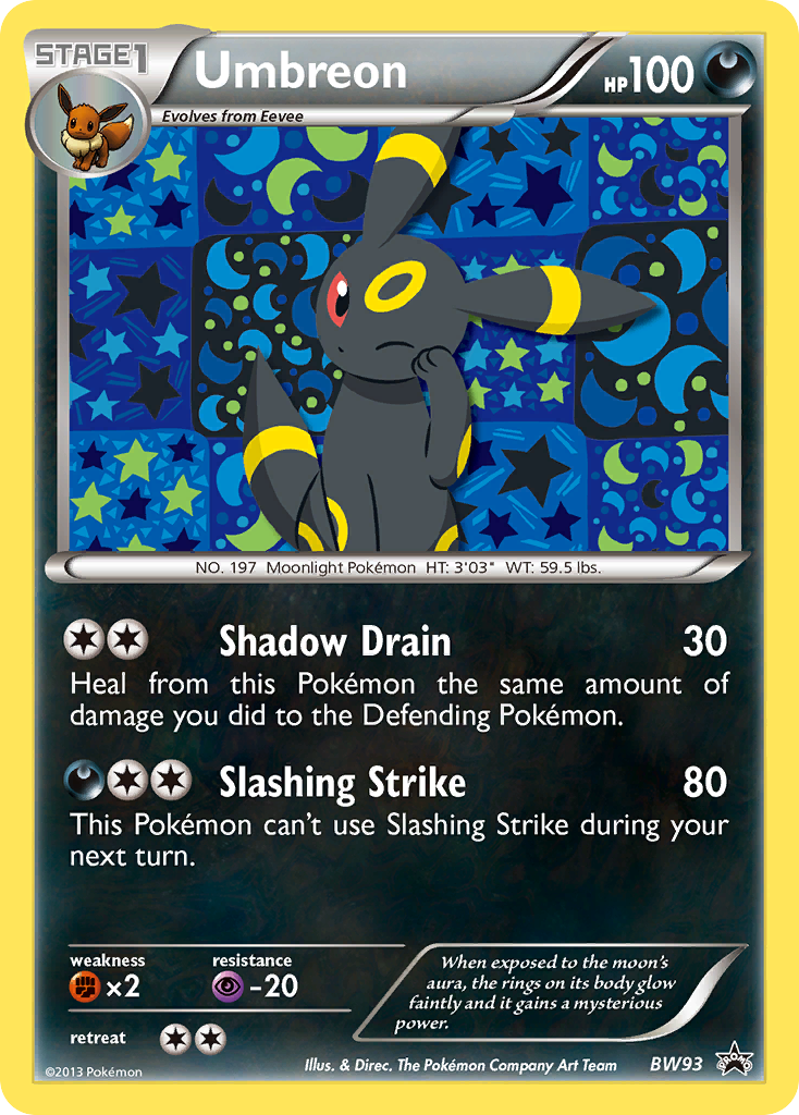 Umbreon (BW93) [Black & White: Black Star Promos] | L.A. Mood Comics and Games