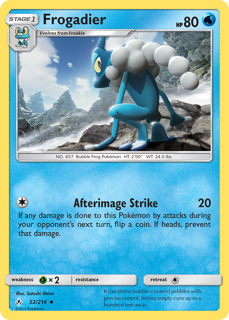Frogadier (52/214) [Sun & Moon: Unbroken Bonds] | L.A. Mood Comics and Games