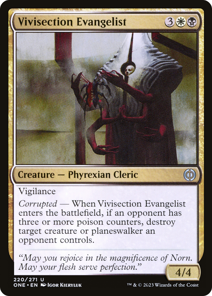 Vivisection Evangelist [Phyrexia: All Will Be One] | L.A. Mood Comics and Games