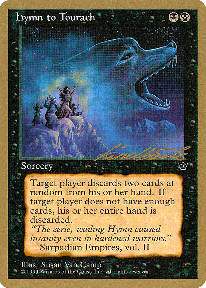 Hymn to Tourach (Wolf) (Leon Lindback) [Pro Tour Collector Set] | L.A. Mood Comics and Games