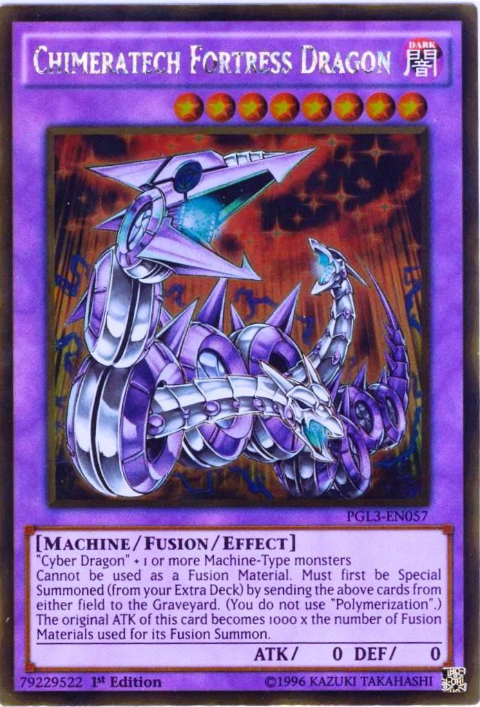 Chimeratech Fortress Dragon [PGL3-EN057] Gold Rare | L.A. Mood Comics and Games