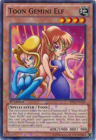 Toon Gemini Elf [BP01-EN128] Starfoil Rare | L.A. Mood Comics and Games