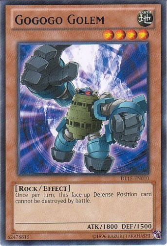 Gogogo Golem (Blue) [DL15-EN010] Rare | L.A. Mood Comics and Games