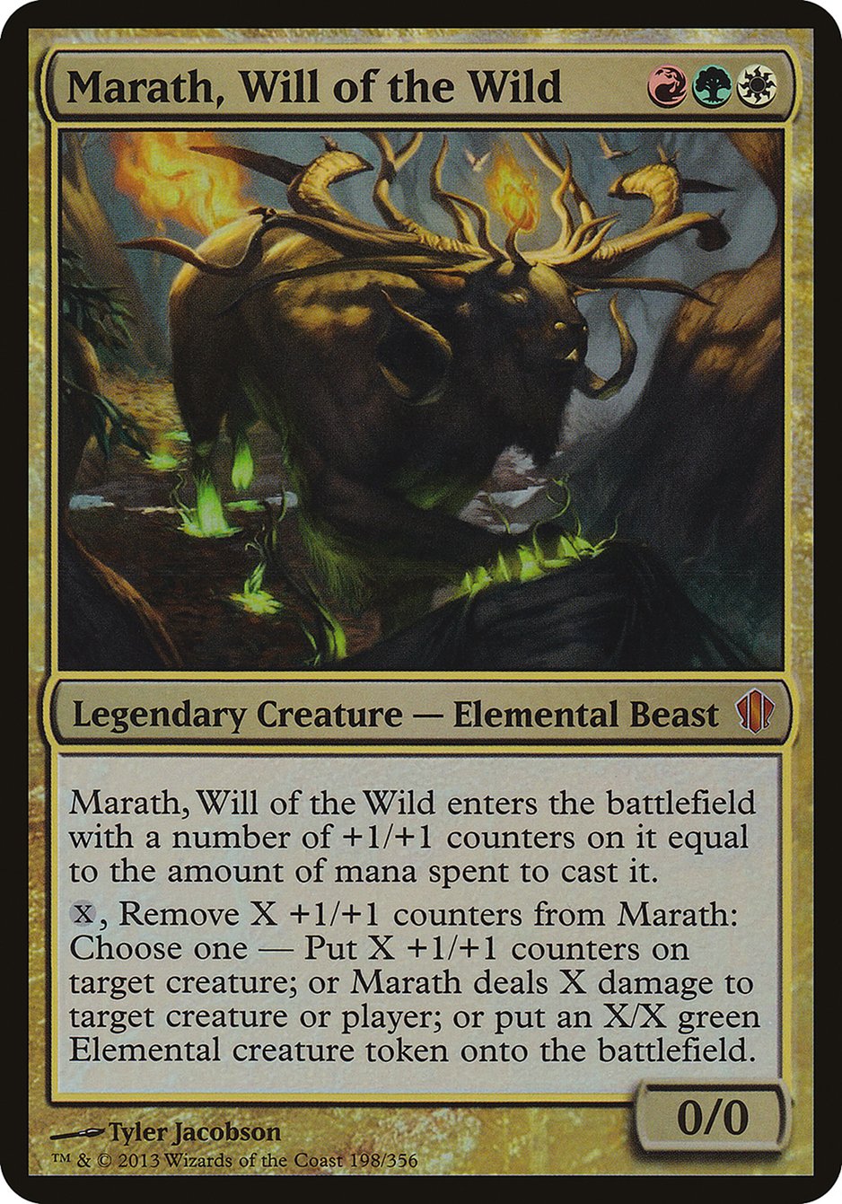 Marath, Will of the Wild (Oversized) [Commander 2013 Oversized] | L.A. Mood Comics and Games