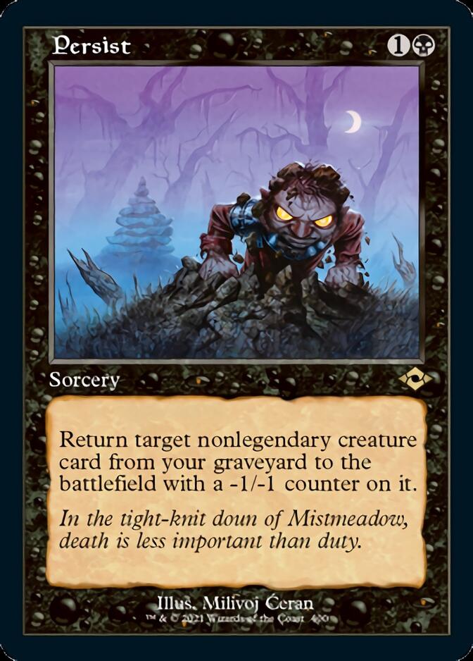 Persist (Retro Foil Etched) [Modern Horizons 2] | L.A. Mood Comics and Games