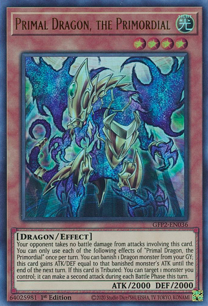 Primal Dragon, the Primordial [GFP2-EN036] Ultra Rare | L.A. Mood Comics and Games