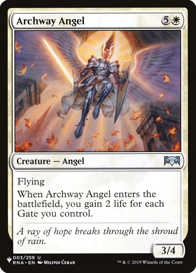 Archway Angel [The List] | L.A. Mood Comics and Games