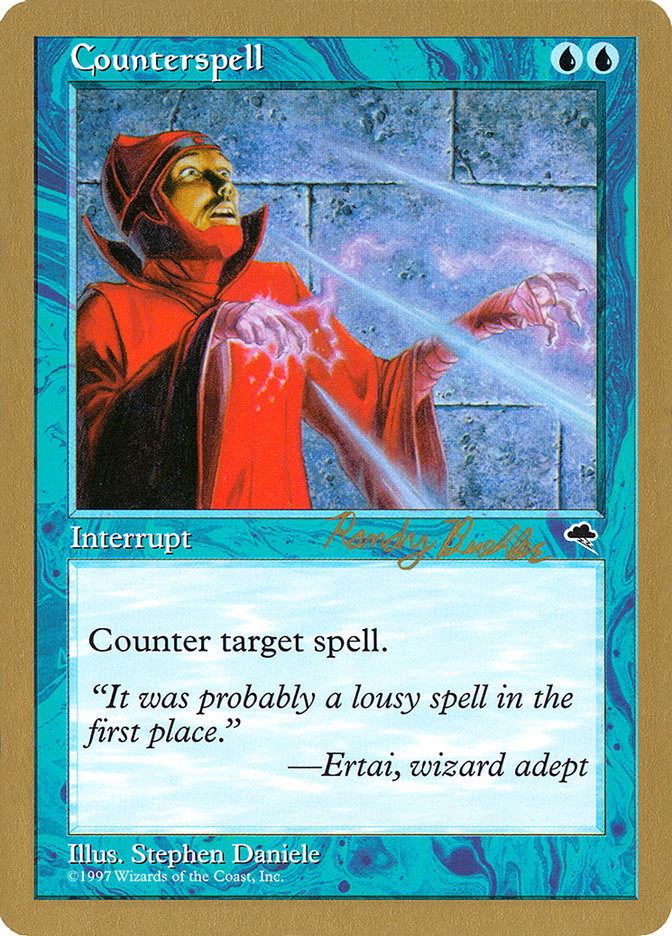 Counterspell (Randy Buehler) [World Championship Decks 1998] | L.A. Mood Comics and Games