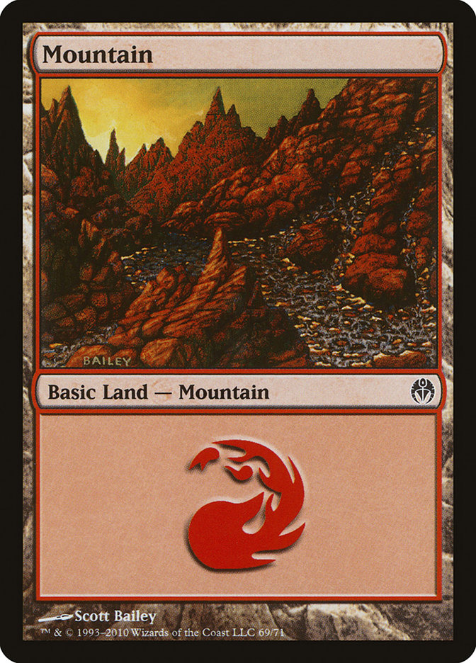 Mountain (69) [Duel Decks: Phyrexia vs. the Coalition] | L.A. Mood Comics and Games