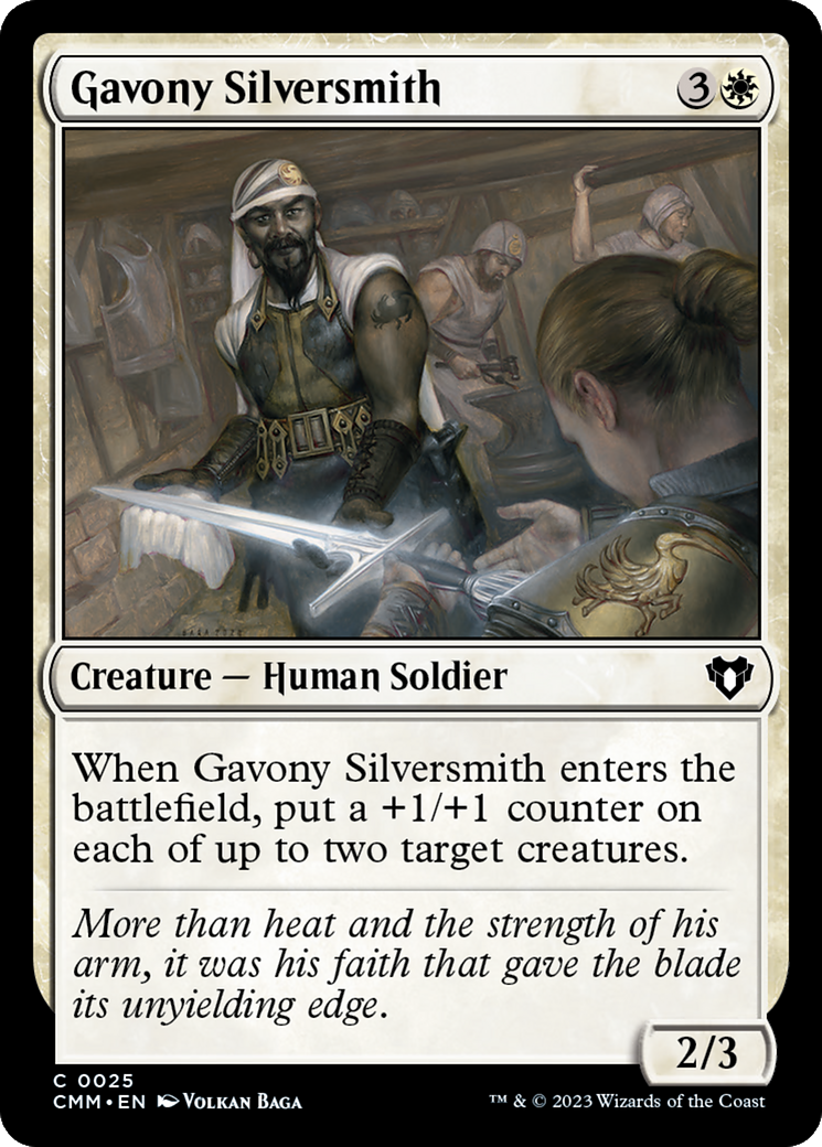 Gavony Silversmith [Commander Masters] | L.A. Mood Comics and Games