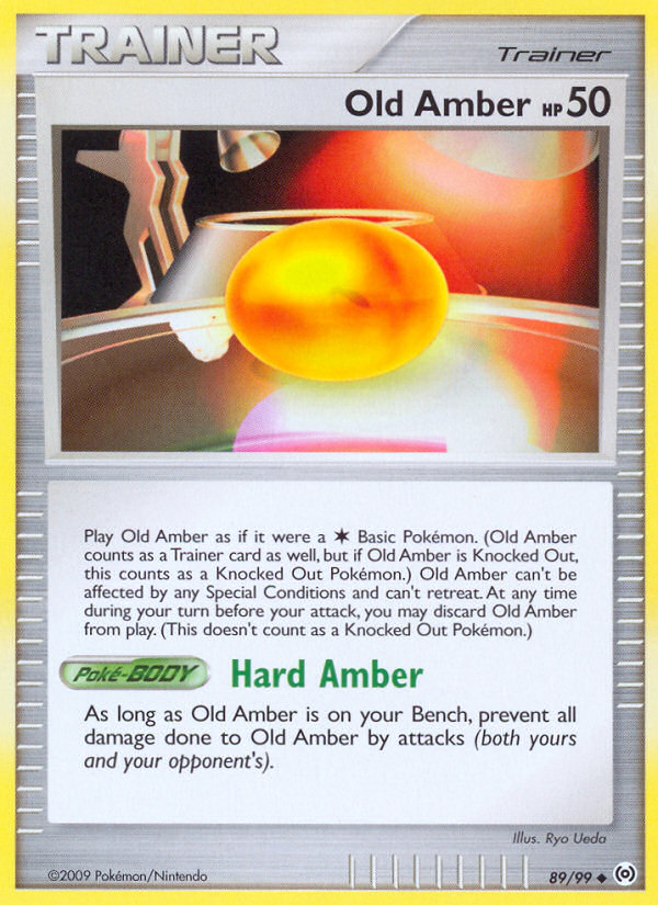 Old Amber (89/99) [Platinum: Arceus] | L.A. Mood Comics and Games