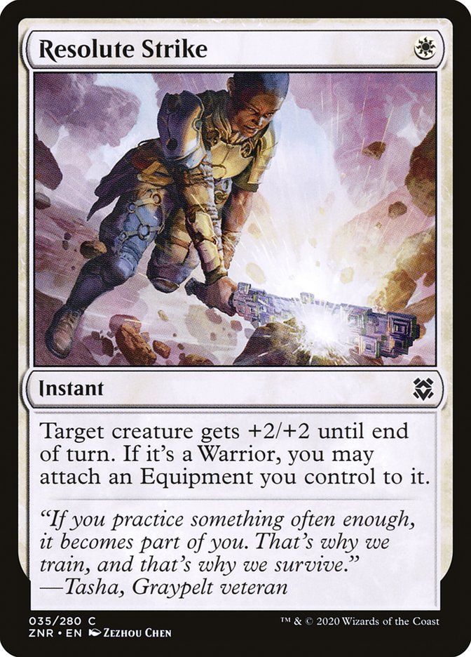 Resolute Strike [Zendikar Rising] | L.A. Mood Comics and Games