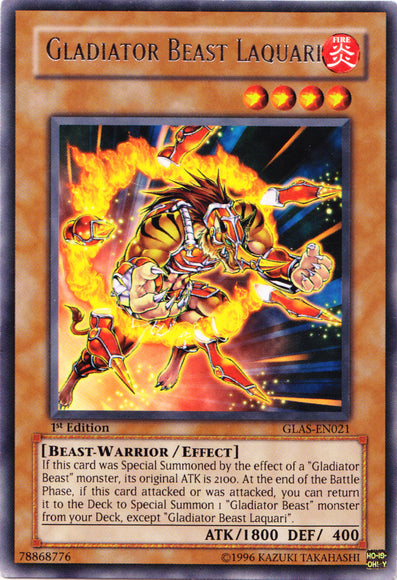 Gladiator Beast Laquari [GLAS-EN021] Rare | L.A. Mood Comics and Games