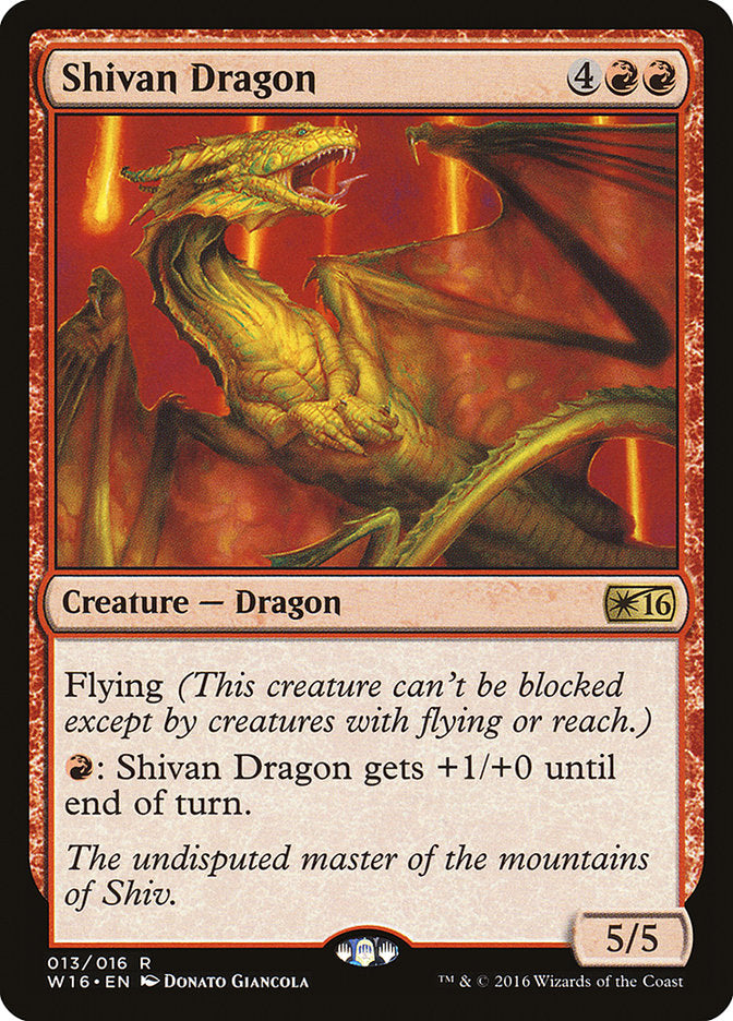 Shivan Dragon [Welcome Deck 2016] | L.A. Mood Comics and Games