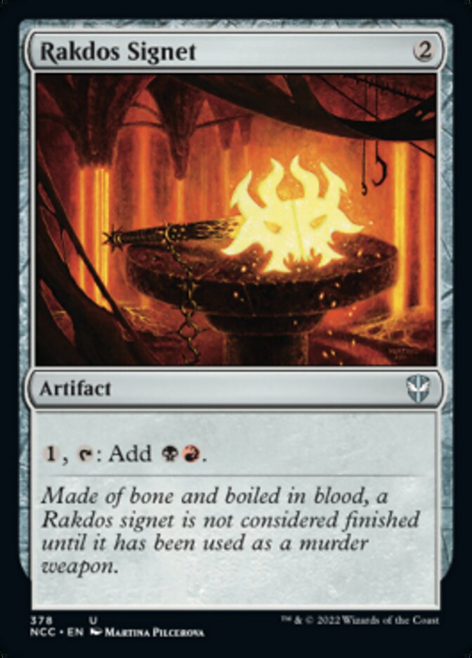 Rakdos Signet [Streets of New Capenna Commander] | L.A. Mood Comics and Games