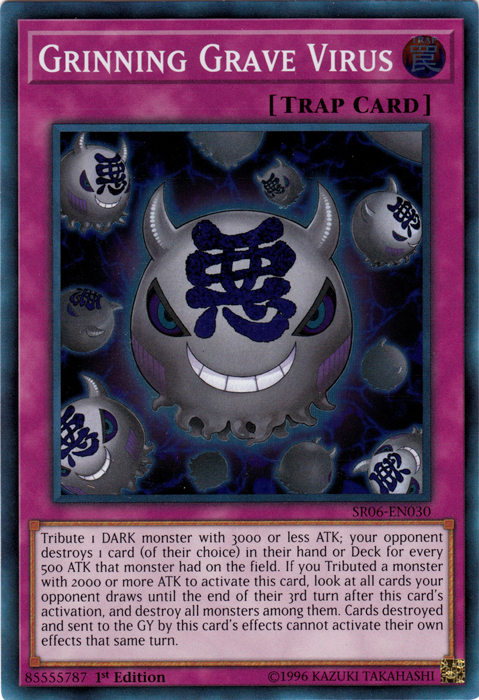 Grinning Grave Virus [SR06-EN030] Super Rare | L.A. Mood Comics and Games