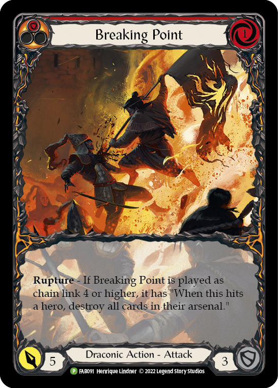 Breaking Point (Extended Art) [FAB091] (Promo)  Rainbow Foil | L.A. Mood Comics and Games