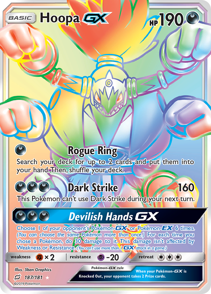 Hoopa GX (187/181) [Sun & Moon: Team Up] | L.A. Mood Comics and Games